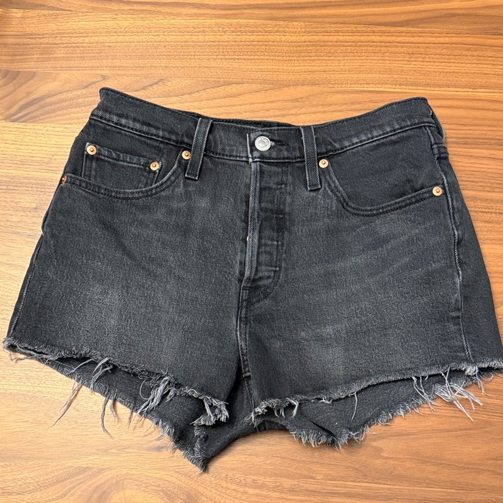 Levi's Dark Gray Jean Shorts